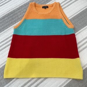 525 America color block knit tank